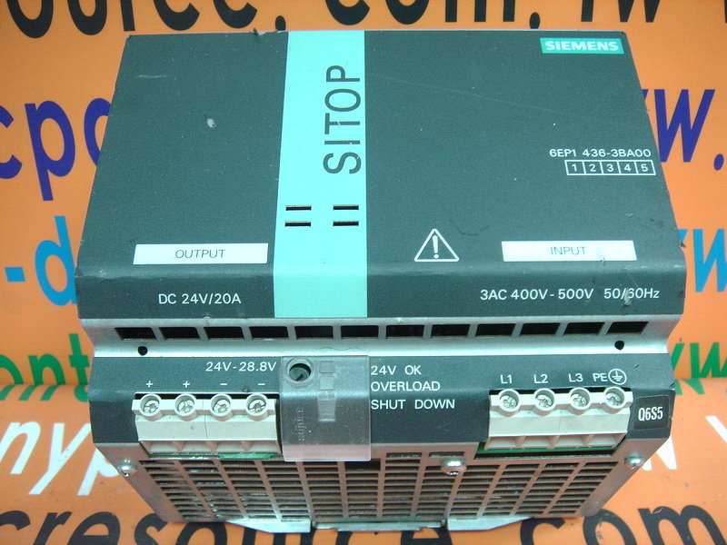 SIEMENS SITOP POWER 20 6EP1436-3BA00 POWER SUPPLY - 裕益科技自動化